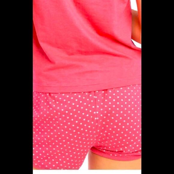 🔥🔥🔥NWT BEBE polkadot two-piece Shorts set or pj set . Super cute. - Picture 2 of 12